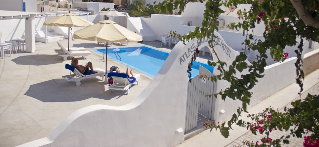 Atlas Boutique Hotel Kamari  Ngoại thất bức ảnh