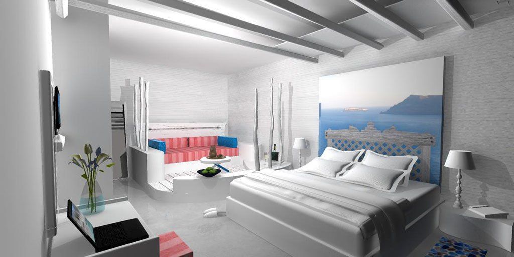Atlas Boutique Hotel Kamari  Ngoại thất bức ảnh